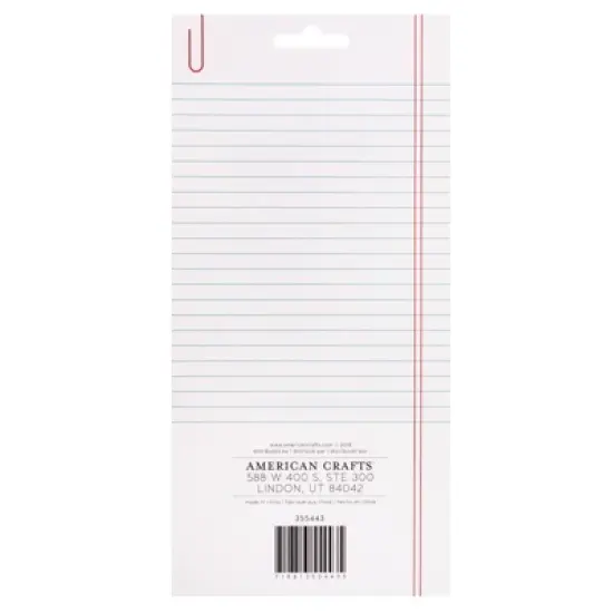 American Crafts Paper Clips 6/Pkg-Giant Black and White image {1}