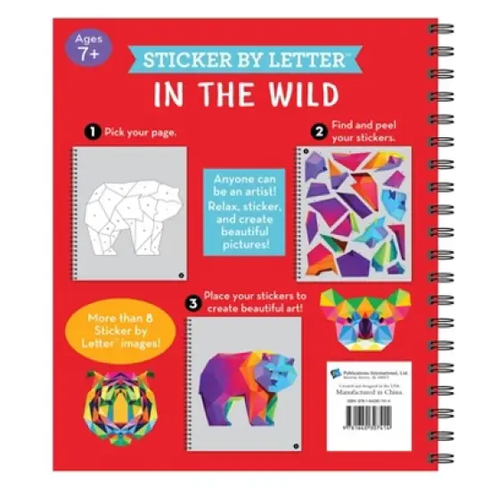 Sticker Puzzles in the Wild - (Spiral_bound) (Spiral Bound) image {3}