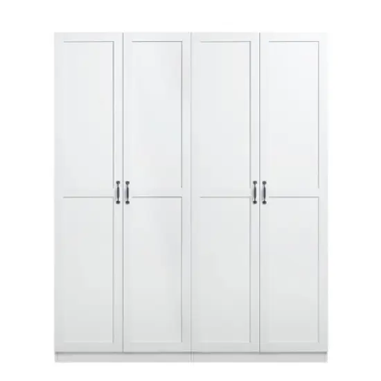 Set of 2 Hopkins Modern 7 Shelf Freestanding Storage Closets - Manhattan Comfort image {13}