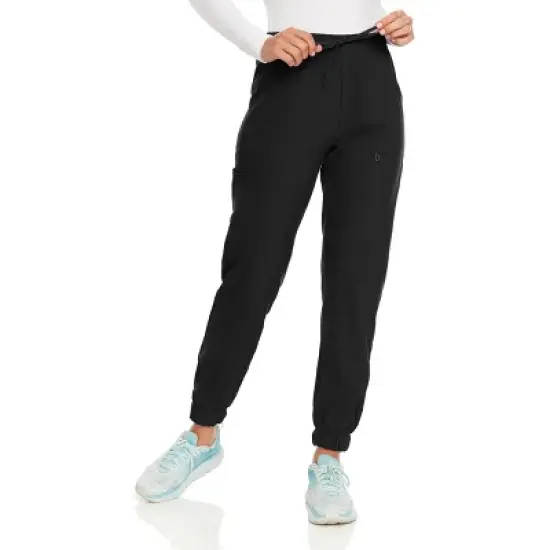 Hey Collection Womens Stretch V-Neck Jogger Scrubs Set, Medical Nursing Tops with Four Pocket Pants image {4}