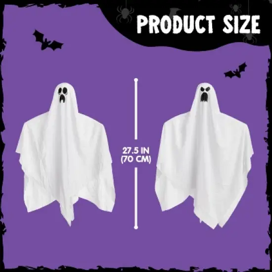 Joyfy 5 Pcs Halloween 27.5'' Hanging Ghost Decoration,Halloween Decor,Front Yard Patio Lawn Garden Outdoor and Holiday Porch Haunted House Tree D&eacute;cor image {4}