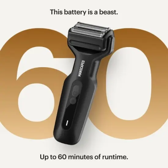 Manscaped The Chairman Plus Essentials Kit, Electric Foil Face Shaver and SkinSafe Precision Trimmer with Soothing Aftershave Serum image {9}