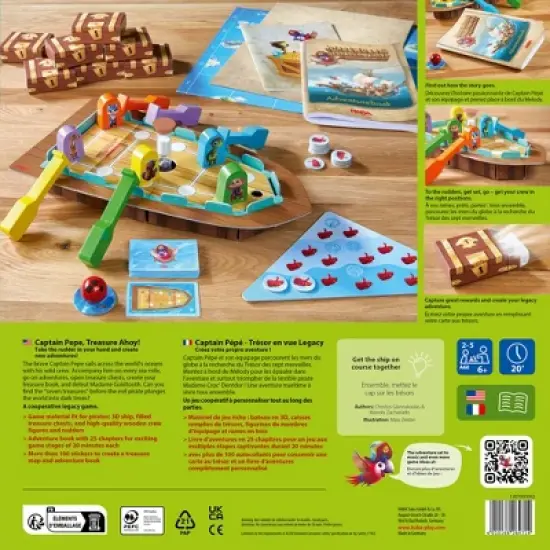 HABA Capt'n Pepe Treasure Ahoy! - A Create Your Own Adventure Legacy Game for Ages 6+ image {8}