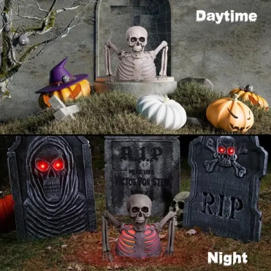 Presence 10-inch Halloween Colorful Groundbreaker Skeleton image {2}