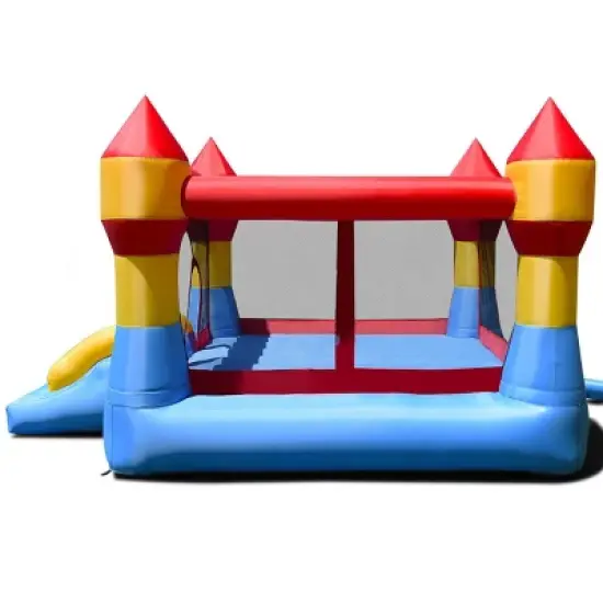 Costway Kid Inflatable Bounce House Castle Moonwalk Playhouse Jumper Slide image {4}