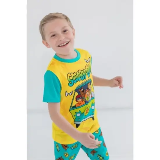 Scooby-Doo Scooby Doo Velma Shaggy Scooby-Doo Pajama Shirts and Shorts Little Kid to Big Kid image {1}