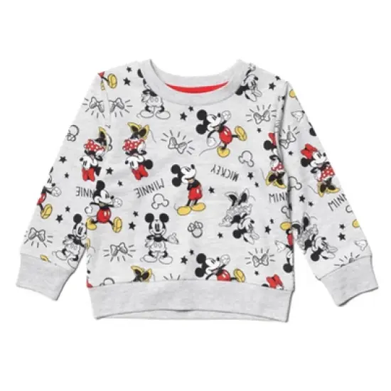 Disney Frozen Minnie Mouse Princess Moana Nightmare Before Christmas Toy Story Lion King Lilo & Stitch Girls Pullover Sweatshirt Little Kid to Big image {9}