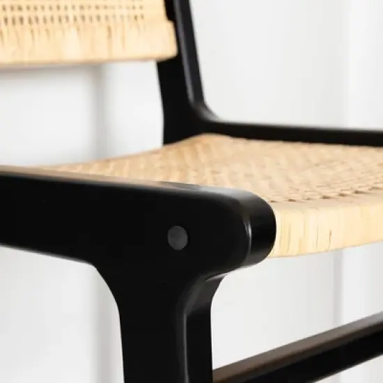 Balka Rattan Barstool Rattan/Black - South Shore image {5}