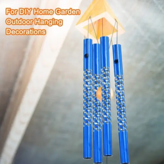 Unique Bargains Aluminum Wind Chime Empty Tubes for DIY image {4}