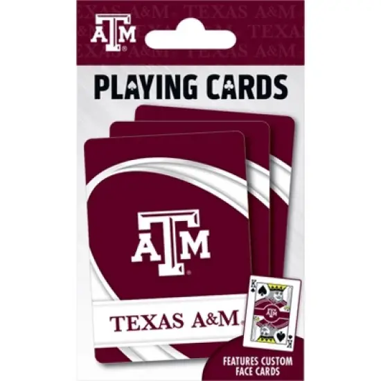 MasterPieces Officially Licensed NCAA Texas A&M Aggies Playing Cards - 54 Card Deck for Adults image {4}