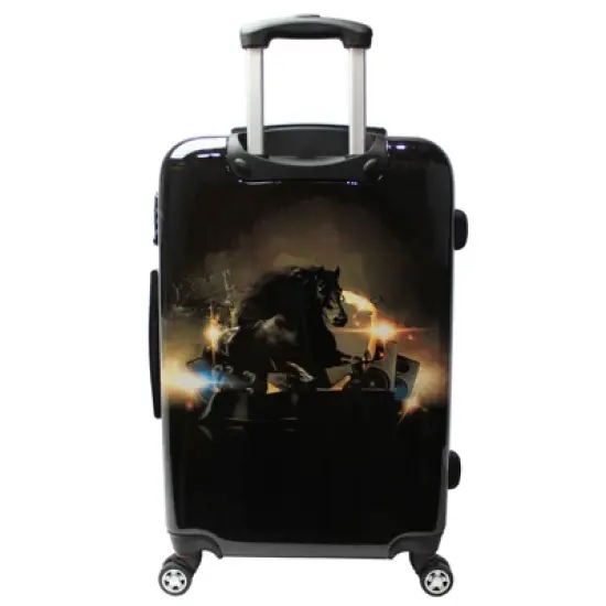 Chariot Horse Lovers 20-inch Carry-On Hardside Spinner Luggage - Stallion Horse image {3}