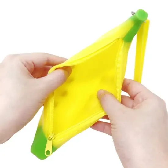 Wrapables Silicone Banana Pencil Pouch (Set of 2) image {5}