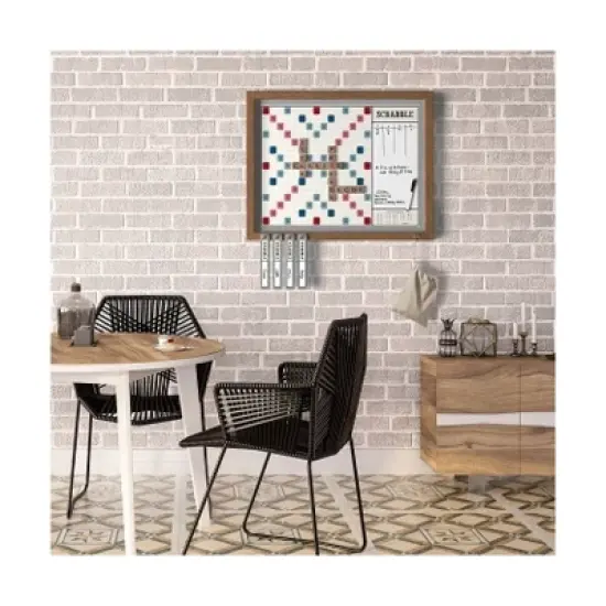 Scrabble - Deluxe Vintage 2-in-1 Wall Edition Board Game image {1}