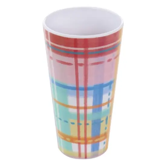 Gibson Laurie Gates California Designs Casablanca 12 Piece Melamine Dinnerware Set in Multi image {5}