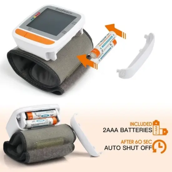 LotFancy Wrist Blood Pressure Monitor, BP Monitor with Portable Case image {6}