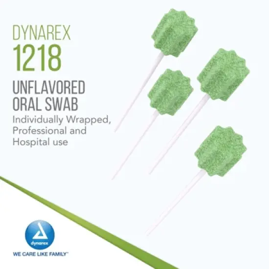 Dynarex 1218 Oral Swabsticks Unflavored (Each) image {2}