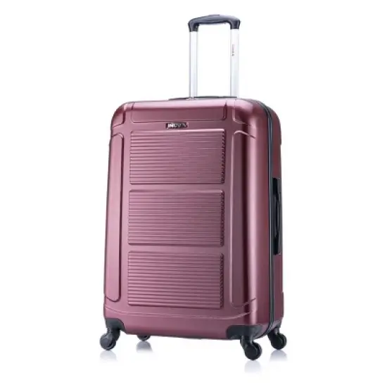 InUSA Pilot Lightweight Hardside Large Checked Spinner Suitcase image {9}
