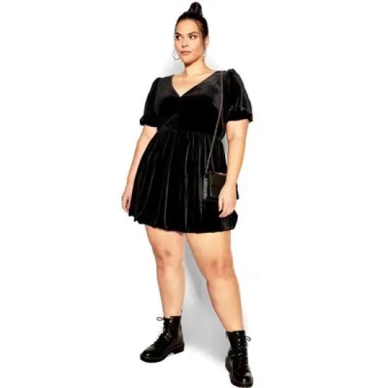 Women's Plus Size Ada Dress - black | CITY CHIC image {6}