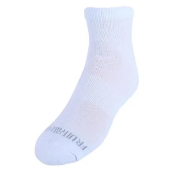 Fruit of the Loom Girl's Active Cushioned Ankle Socks (Pack of 6) image {5}