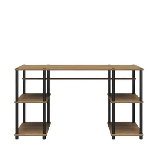 Agate Toolless Double Pedestal Computer Desk - Room & Joy image {11}