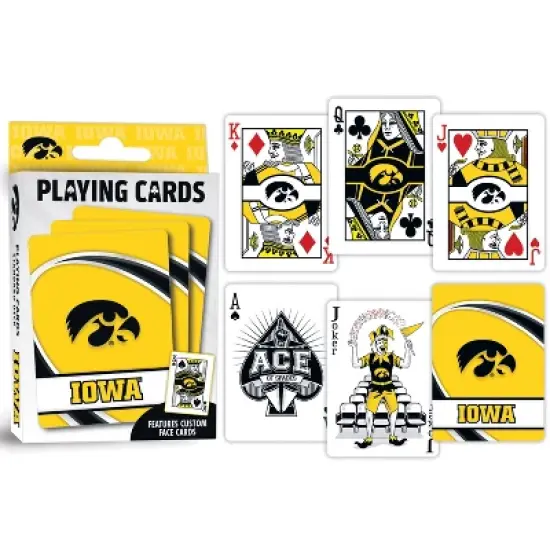 MasterPieces Officially Licensed NCAA Iowa Hawkeyes Playing Cards - 54 Card Deck for Adults image {3}