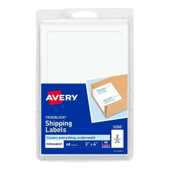 Avery 5286 White Laser/Inkjet Shipping Labels 05286 image {7}