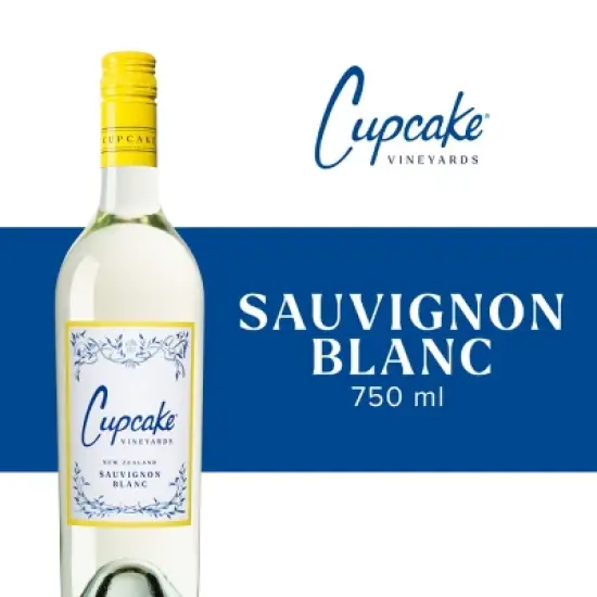 Cupcake Sauvignon Blanc White Wine - 750ml Bottle image {2}