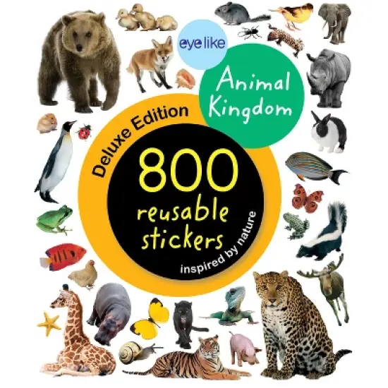 Eyelike Stickers Deluxe: Animal Kingdom - by  Workman Publishing (Paperback) image {1}