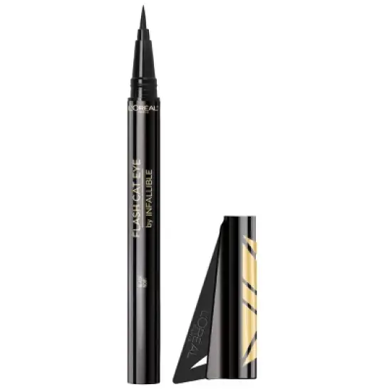 L'Oreal Paris Flash Cat Eyeliner 220 - Black - 0.018 fl oz image {9}