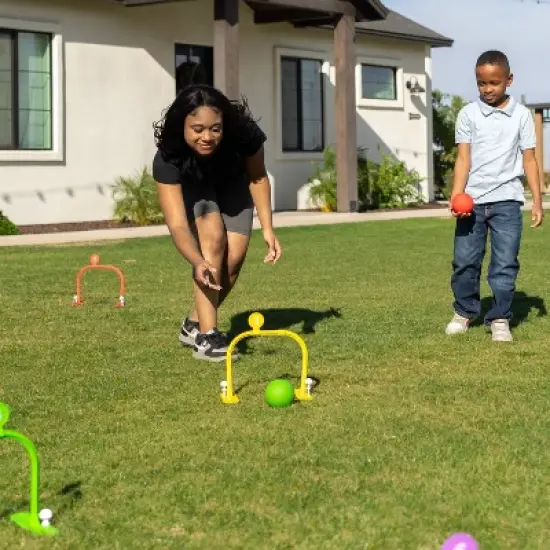 Chuckle & Roar 2 in 1 Kick and Roll Family Croquet image {6}