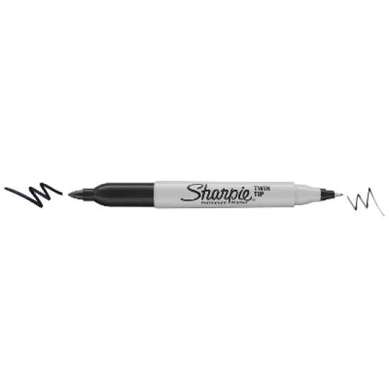 Sharpie Twin Tip Permanent Marker Fine/Ultra Fine Point 4/PK Ast 32175PP image {5}