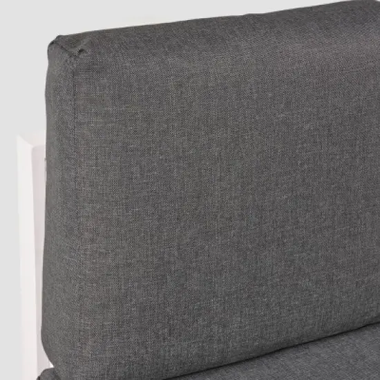 3pc Irma Aluminum Patio Sofa Sectional - White - Christopher Knight Home image {2}