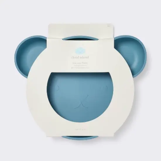 Silicone Dining Plate - Blue Bear - Cloud Island&trade; image {2}