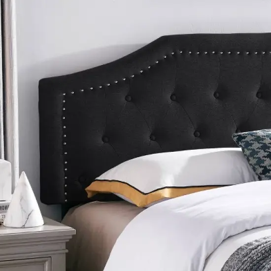 Elinor Contemporary Upholstered Headboard - Christopher Knight Home image {2}