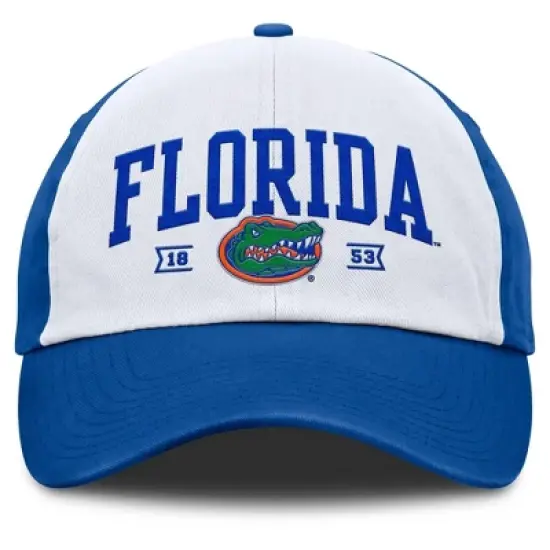 NCAA Florida Gators Unstructured White Cotton Hat image {1}