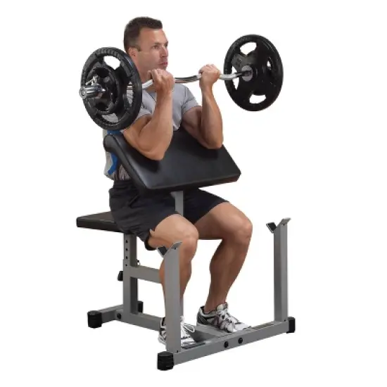 Powerline Preacher Arm Curl Bench Home Gym image {1}