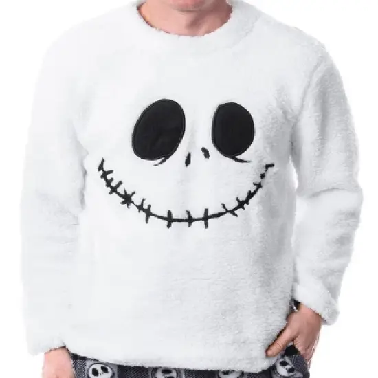 Nightmare Before Christmas Men's Jack Skellington Pajama Set With Socks image {1}