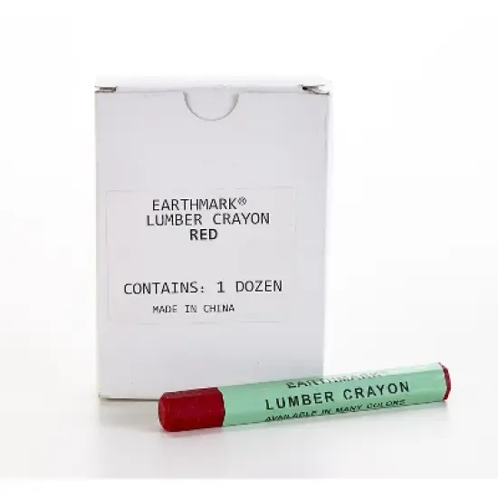 Mutual Industries Lumber Crayons Red 12/Box 16100-79 image {1}