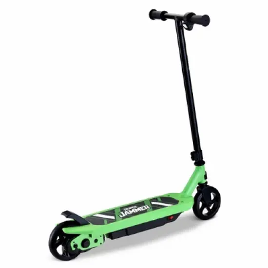 Hyper Jammer Kids Electric Scooter 12 Volt Battery Powered Scooter - Green: Steel Frame, 10 MPH image {4}