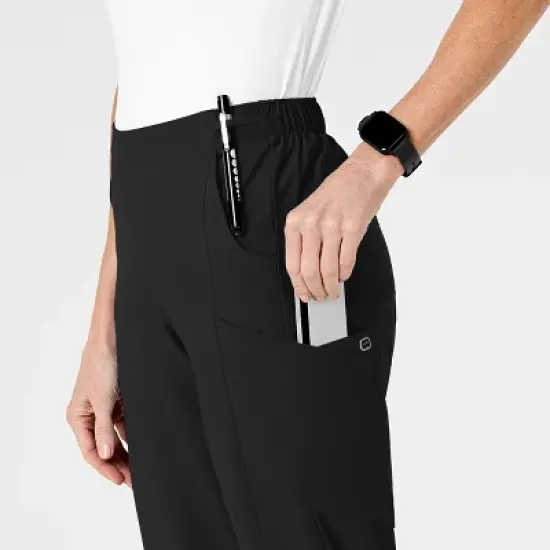 Wink W123 Women's Flat Front Cargo Scrub Pant image {4}