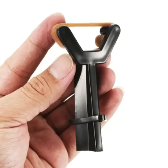 Unique Bargains Plastic Lightweight Portable Billiard Cue Tips Black 3.4 x 1.9 Inch 2 Pcs image {4}