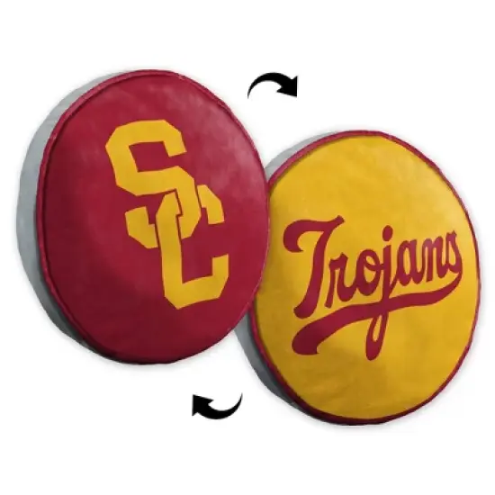 NCAA USC Trojans 15" Circular Cloud Pillow image {2}