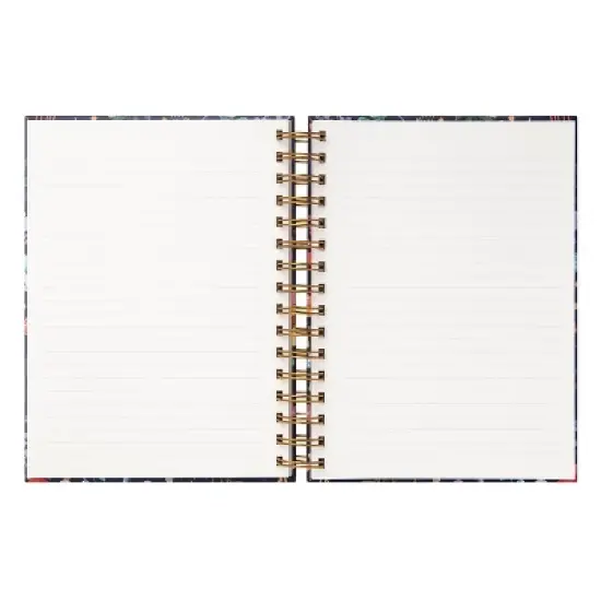 Blank Journal 6"x8" Hard Cover Mushrooms Navy - greenroom: Spiral Binding, Lined Paper, 320 Pages, Adult Stationery image {3}
