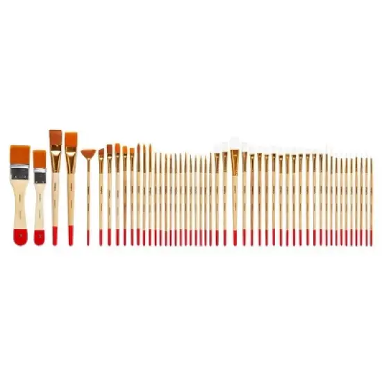 KINGART Value Pack Brush Set 50 pc image {1}