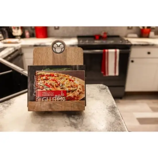 Toscana Mickey Mouse Mango Wood Cookbook Stand image {5}