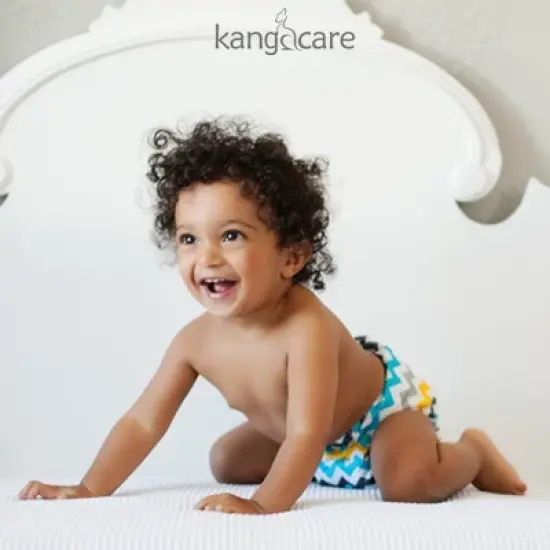 Kanga Care Rumparooz Double Leg Gusset Reusable Cloth Diaper Cover One Size Aplix Charlie Mutilcolored 6-35 lbs image {1}