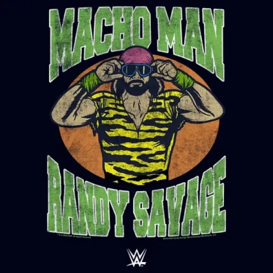 Women's WWE Macho Man Randy Savage Distressed T-Shirt image {1}