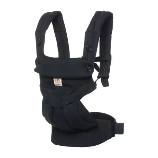 Ergobaby 360 Soft Structured Baby Carrier with Lumbar Support - For Babies - Pure Black - 12-45 lbs image {2}