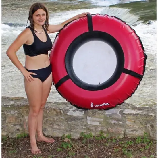 Bradley Bradley heavy duty tubes for floating the river; Whitewater water tube; Rubber inner tube with cover for river floating; Linking river tubes f image {2}
