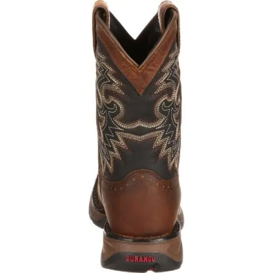 LIL' DURANGO Toddler Boys' Tan & Black Western Boot image {3}